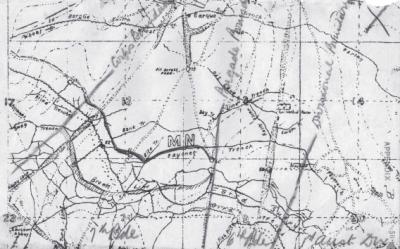 The Battle of Gueudecourt, Brigade Boundaries, 14 November 1916