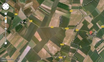 Area in which the Battle of Gueudecourt was fought. s