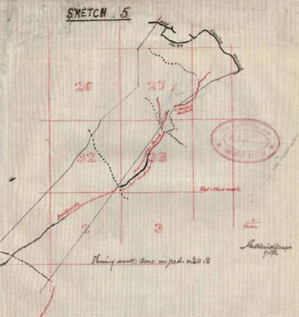The Battle of Gueudecourt, Trench Map, 1 December 1916